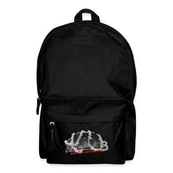 Guten Tacho und Frohes Fest! Gib' Gas! - Rucksack - Schwarz - Vorne