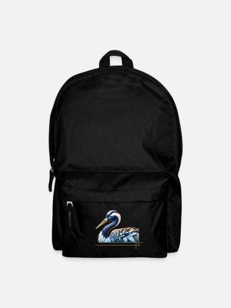 Elegant crane - Backpack - black