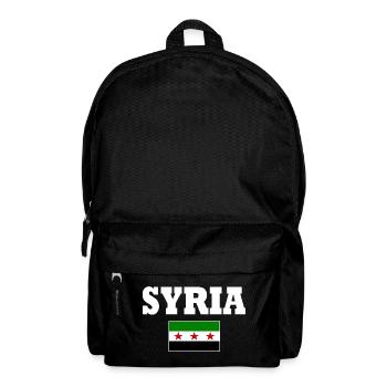 Syria Flag - Backpack - black - Front