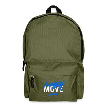 Nasty Move Blue Graffiti Sportswear - Backpack - olive green - Front