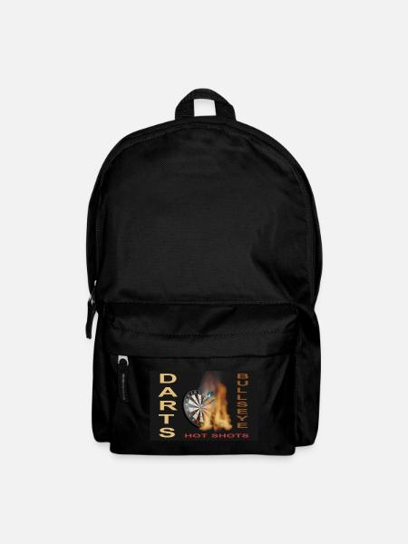 Darts, Dart, Darten, Pfeile, Dartscheibe,dartboard - Rucksack - Schwarz