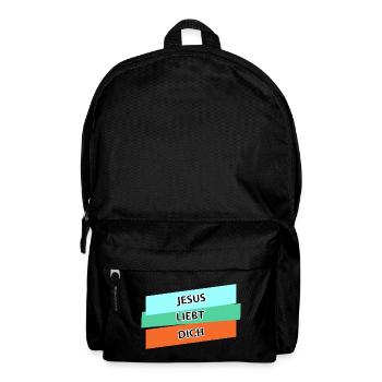 Jesus Christus von Nazareth Glaube Bibel Jesus - Rucksack - Schwarz - Vorne