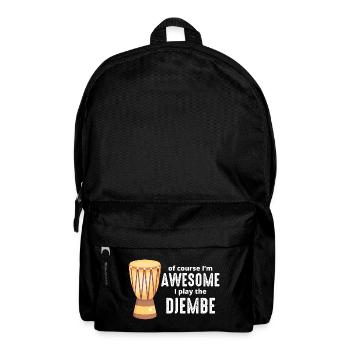 Djembe Player Drummer Music Drum Musician - Backpack - black - Front