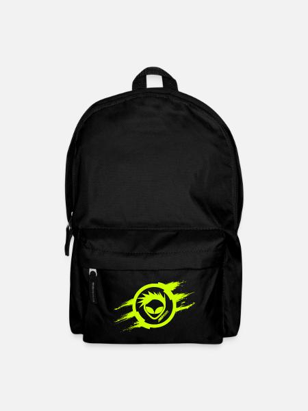 Alien Cut Scratch Fluo - Rucksack - Schwarz