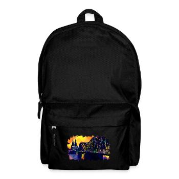 Köln Popart Domblick - Rucksack - Schwarz - Vorne