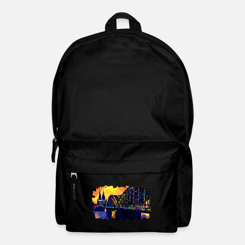 Köln Popart Domblick - Rucksack - Schwarz