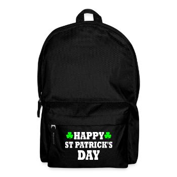 happy st patrick's day - Backpack - black - Front