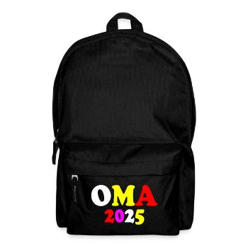 Oma 2025 - Rucksack - Schwarz - Vorne