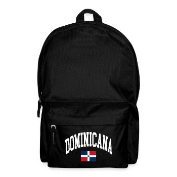 Drapeau de la Dominique - Sac à dos - noir - Devant