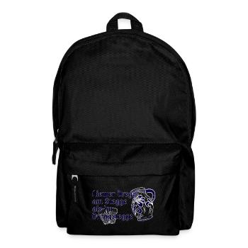 Liewer Dregg am Stegge als im Dregg stegge - Rucksack - Schwarz - Vorne