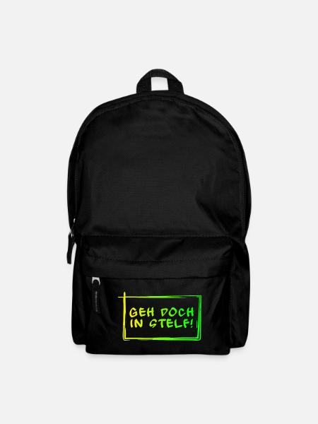 Geh doch in Stelf! - Rucksack - Schwarz