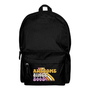 Great since 2005 Retro Vintage Birthday - Backpack - black - Front