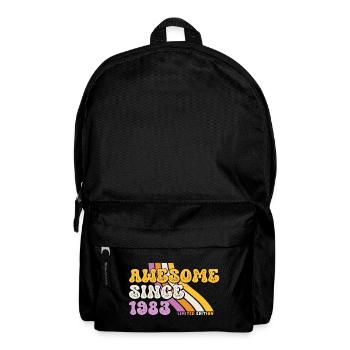 Großartig seit 1983 Retro Vintage Geburtstag - Rucksack - Schwarz - Vorne