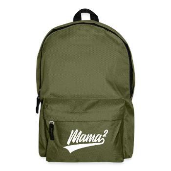 MAMA HOCH 2 MOTHER OF TWO TWINS - Backpack - olive green - Front