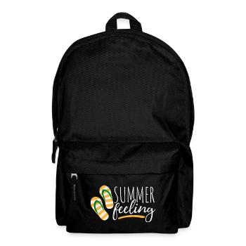 Summer feeling - Sommer - Sonne - Urlaub - Rucksack - Schwarz - Vorne