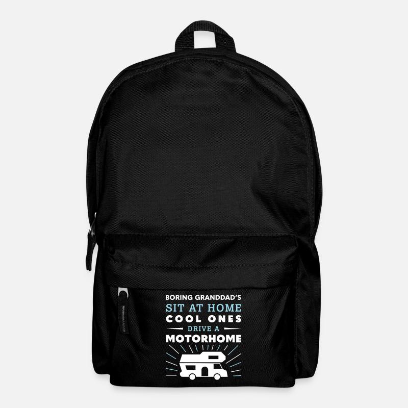 Boring Granddad's sit at home, cool ones Motorhome - Backpack - black