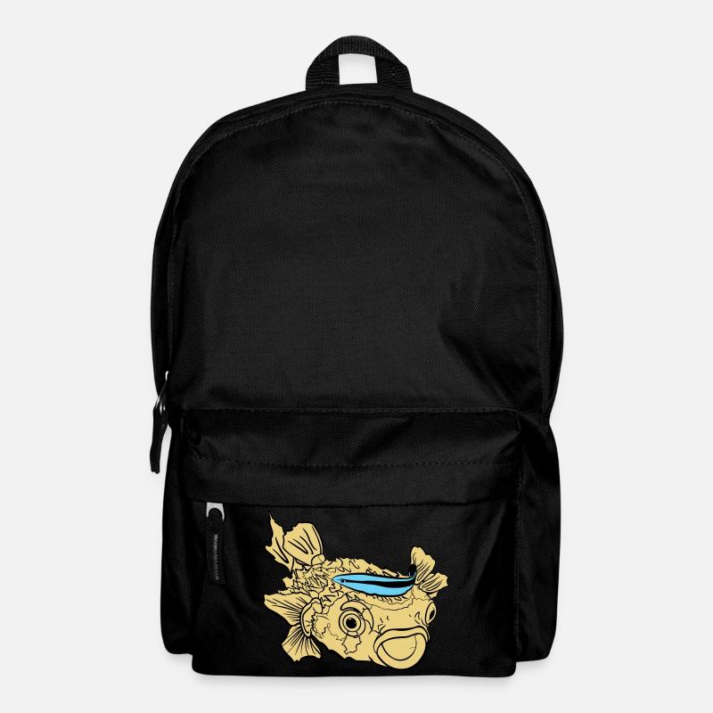 Igelfisch Kugelfisch Putzerlippfisch - Rucksack - Schwarz