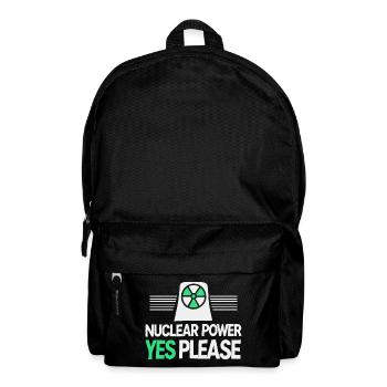 Nuclear Power Yes Please - Pro Clean Energy - Backpack - black - Front