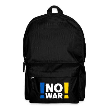No War Peace World Peace Ukraine - Backpack - black - Front