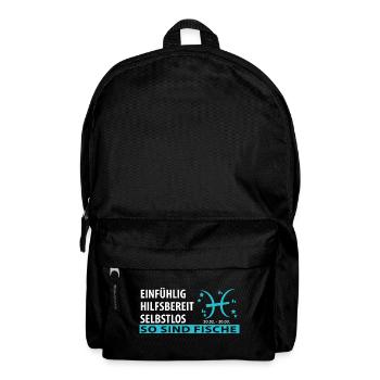 Sternzeichen Fische - Eigenschaften - Rucksack - Schwarz - Vorne