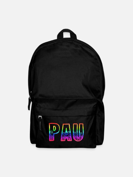Pau rs Arc-en-ciel - Sac à dos - noir