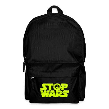 T-Shirt Anti-Krieg, gegen Krieg, stop war - Rucksack - Schwarz - Vorne