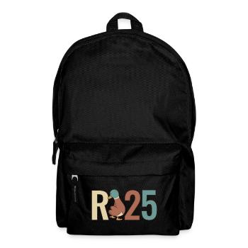 R Ente - Rente 2025 Geschenk - Rucksack - Schwarz - Vorne