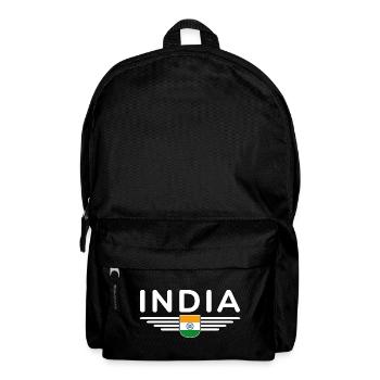 I Love India, Outfit T-Shirt Design Gift - Backpack - black - Front
