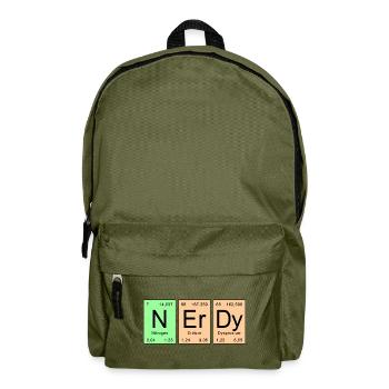 Periodic Table - NErDy - Backpack - olive green - Front