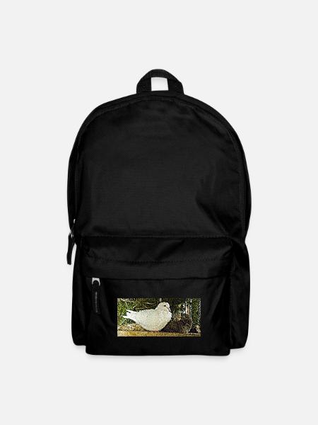 Die Taube bringt Frieden - Rucksack - Schwarz