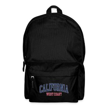 Kalifornien - Rucksack - Schwarz - Vorne