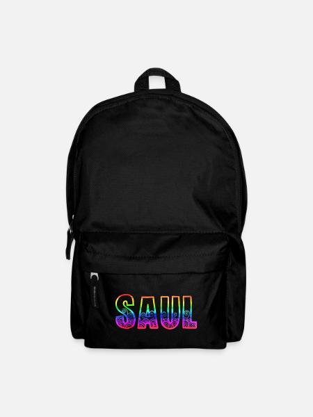 saul rs regenbogen - Rucksack - Schwarz