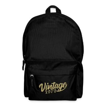 1979 Vintage 1979 Cadeau D'anniversaire 1979 Rétro - Sac à dos - noir - Devant