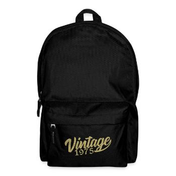 1975 Vintage 1975 Retro 1975 Birthday Gift - Backpack - black - Front