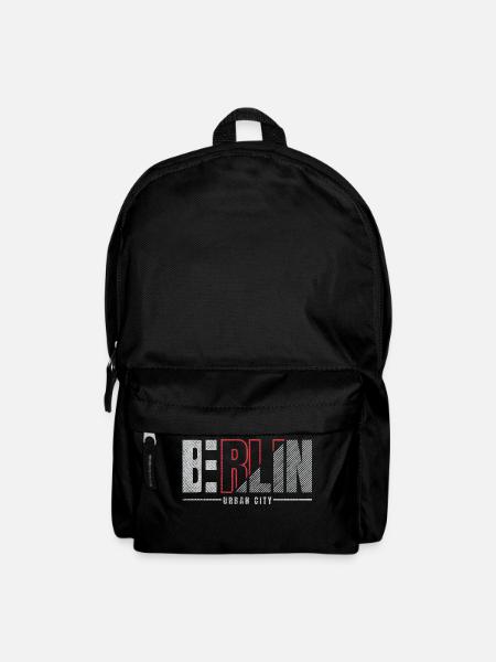 Berlin Urban City Vintage red - Backpack - black