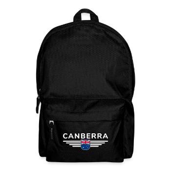 Canberra Australien T-Shirt für Fans und Liebhaber - Rucksack - Schwarz - Vorne