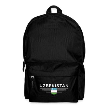 Usbekistan T-Shirt – Stolz und Kultur - Rucksack - Schwarz - Vorne