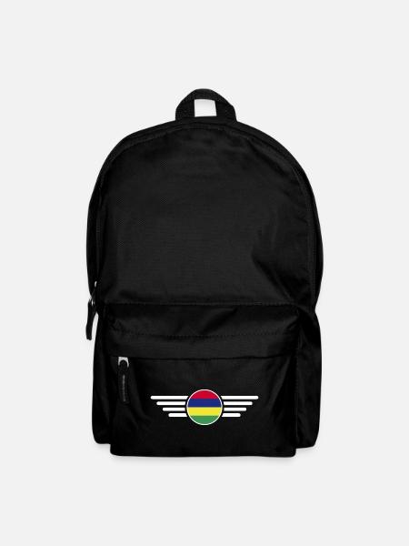 I Love Mauritius, Elegance Style Design T-Shirt - Backpack - black