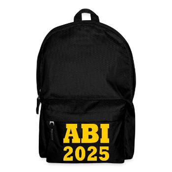 Abi 2025 - Rucksack - Schwarz - Vorne