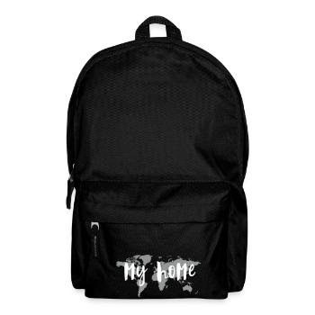 my home - Rucksack - Schwarz - Vorne