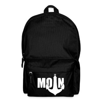 MOIN LEUCHTTURM ANKER HAMBURG - Rucksack - Schwarz - Vorne