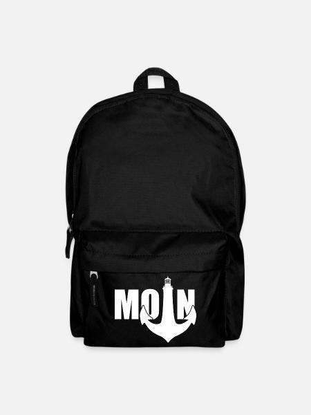 MOIN LEUCHTTURM ANKER HAMBURG - Rucksack - Schwarz