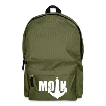 MOIN LEUCHTTURM ANKER HAMBURG - Rucksack - Olivgrün - Vorne