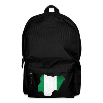 Nigeria - National border in national flag - Backpack - black - Front