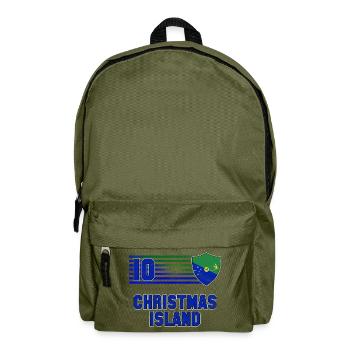 Christmas Island Football Team - Backpack - olive green - Front