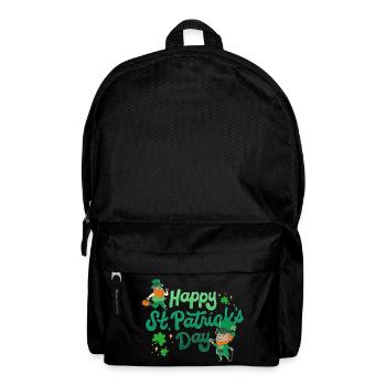 Bonne Saint-Patrick. La Saint-Patrick! - Sac à dos - noir - Devant