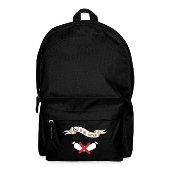Heid is ma wurscht - Rucksack - Schwarz - Vorne