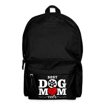 Best Dog Mom Ever - Backpack - black - Front
