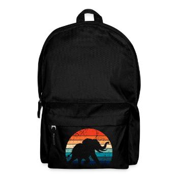 Elephant - Big Game, Tusk, Ivory - Backpack - black - Front