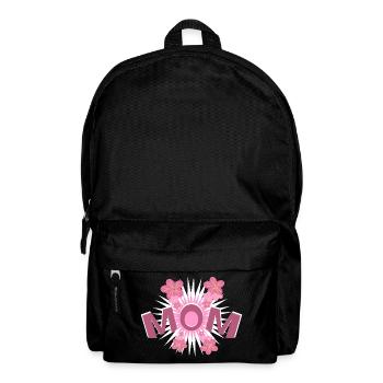 Rosa Blumen für MOM, eine süße Überraschung. - Rucksack - Schwarz - Vorne